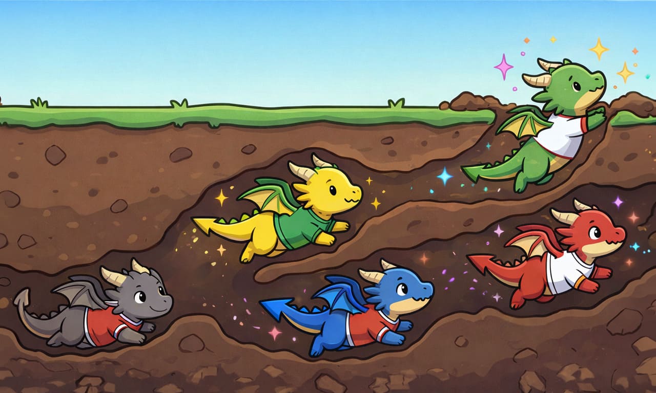 They tunnelled up, their colours changing with the fans' passion